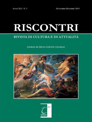 cover image of Riscontri. Rivista di Cultura e di Attualità